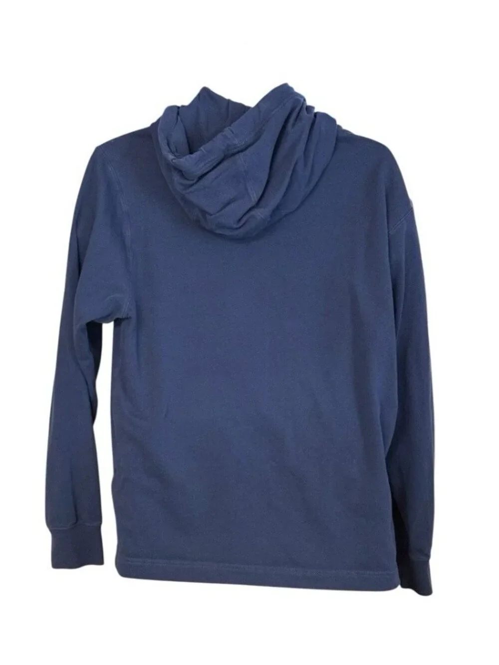 Nike Mens Long Sleeve Hoodie Sweatshirt~Size M~Navy Blue Athletic Gym Top~L12 31
